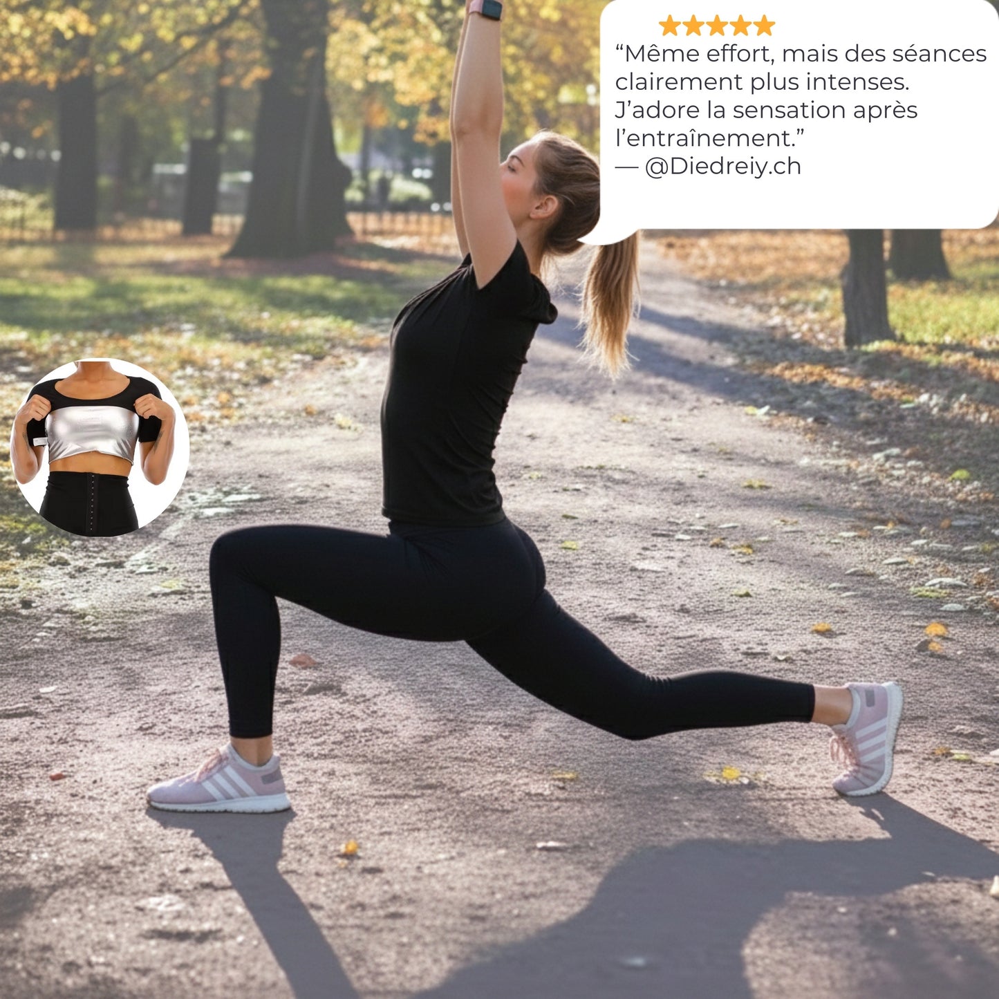 T-shirt sauna Femme– Effet Brûle Graisse